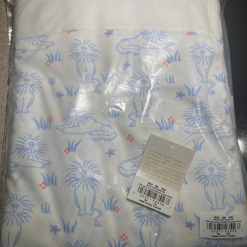 NWT TBBC twin sheets